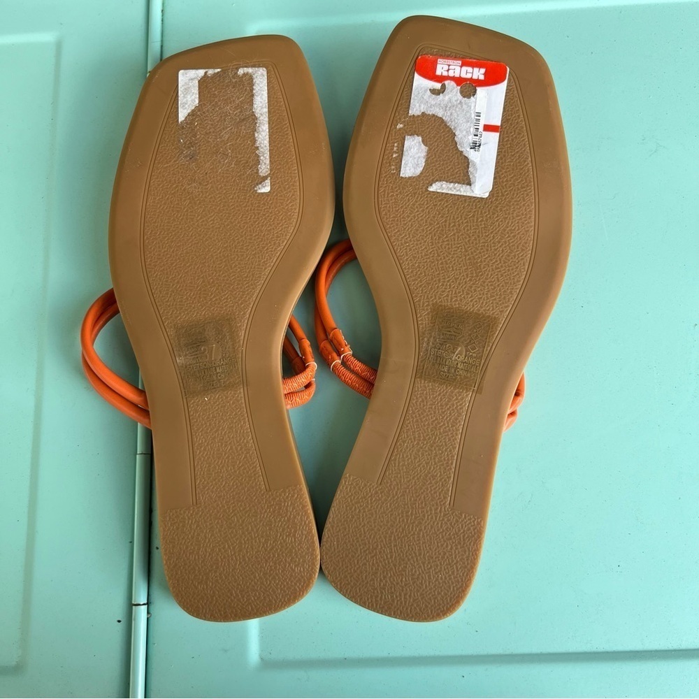 Azalea Wang Tangerine Strappy Sandals 7 - Picture 5 of 6